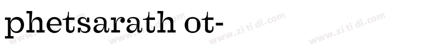phetsarath ot字体转换